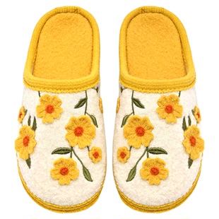 TOFUYOU【羊毛保暖】冬季棉拖鞋女家居舒适防滑室内防臭静音鞋女