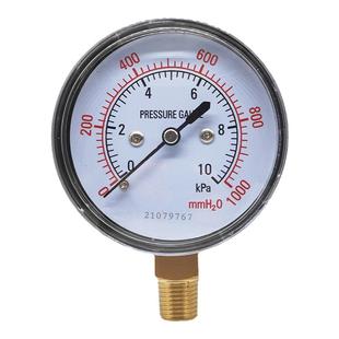 膜盒压力表YE-60燃气天然气水柱表微压真空负压千帕表0-10 15KPA