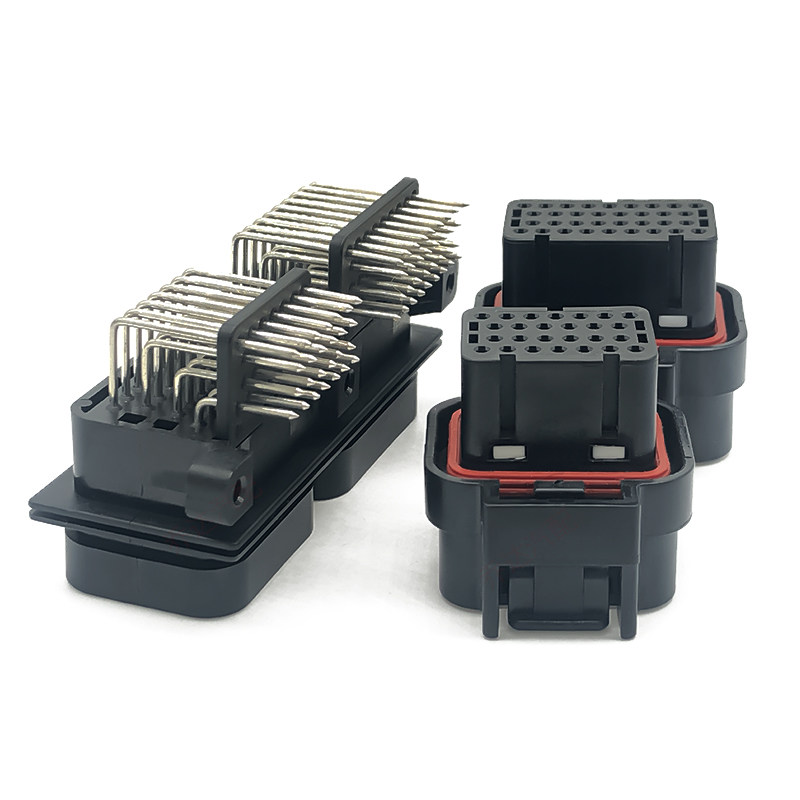 6437288-5 60P国产AMP汽车连接 PCB防水线束改装插头3-1437290-7