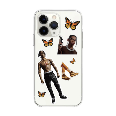 【现货】TRAVIS SCOTT周边IPHONE12 13手机壳适用XSMAX硅胶防摔