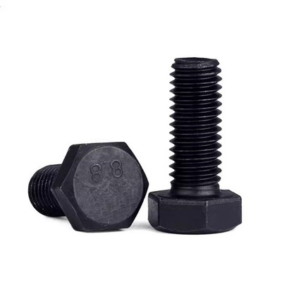 国标8.8级外六角螺丝45#钢螺钉