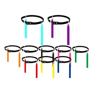 新款football腰旗橄榄球比赛级成人儿童腰旗空气扣螺旋扣专业定制