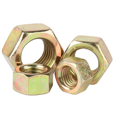 【免费开专票】镀锌彩锌六角螺母