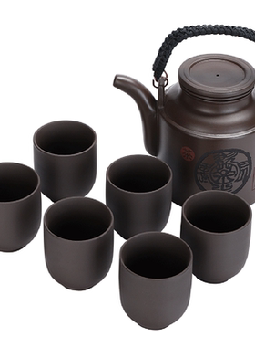 紫砂过滤茶壶陶瓷单壶