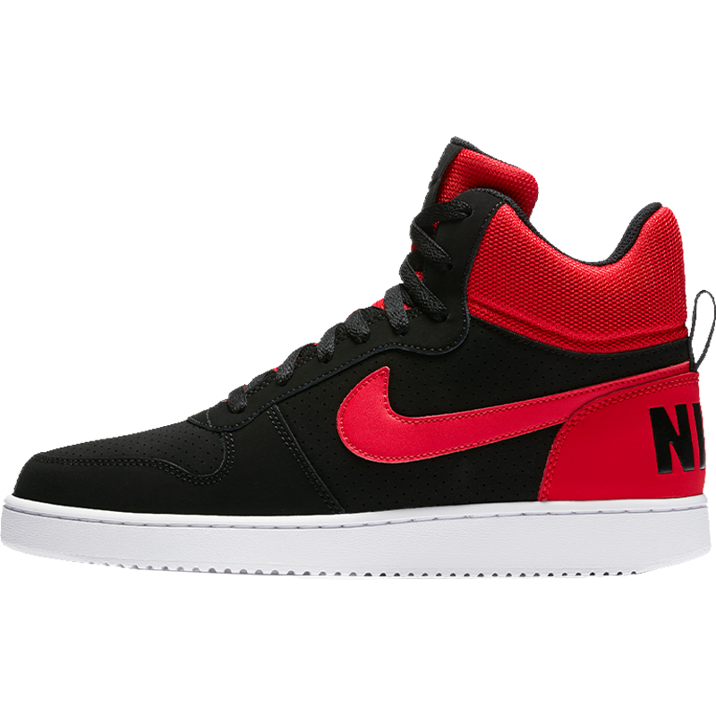 Nike/耐克正品COURT BOROUGH MID男子纯白高帮运动休闲板鞋838938