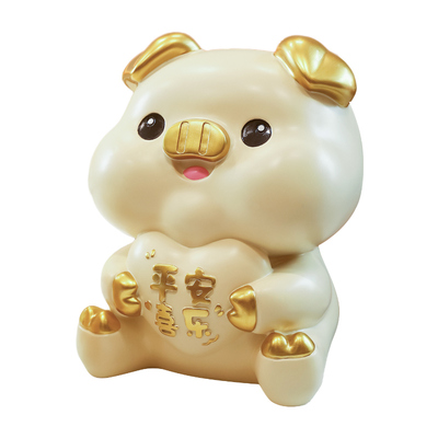 2026款金猪存钱罐只进不出超大客厅摆件储钱可存取男女孩生日礼物