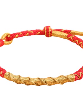 红绳手链本命年马年好运平安红绳