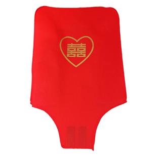 结婚箱套用品陪嫁婚庆罩子密码皮箱双喜字行李箱防尘袋红色保护套