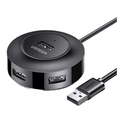 绿联USB扩展器  USB2.0【圆形款】黑色 0.25米  50261