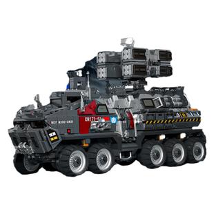 森宝积木流浪地球高难度大号运兵车成人高难度拼装积木玩具男礼物