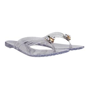 CASADEI/卡桑蒂JELLY果冻拖鞋水钻装饰人字拖鞋夹指