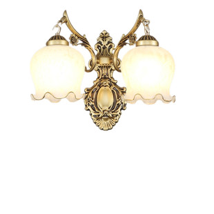 法式轻奢壁灯客厅背景墙灯现代简约卧室床头灯创意阳台过道壁灯具