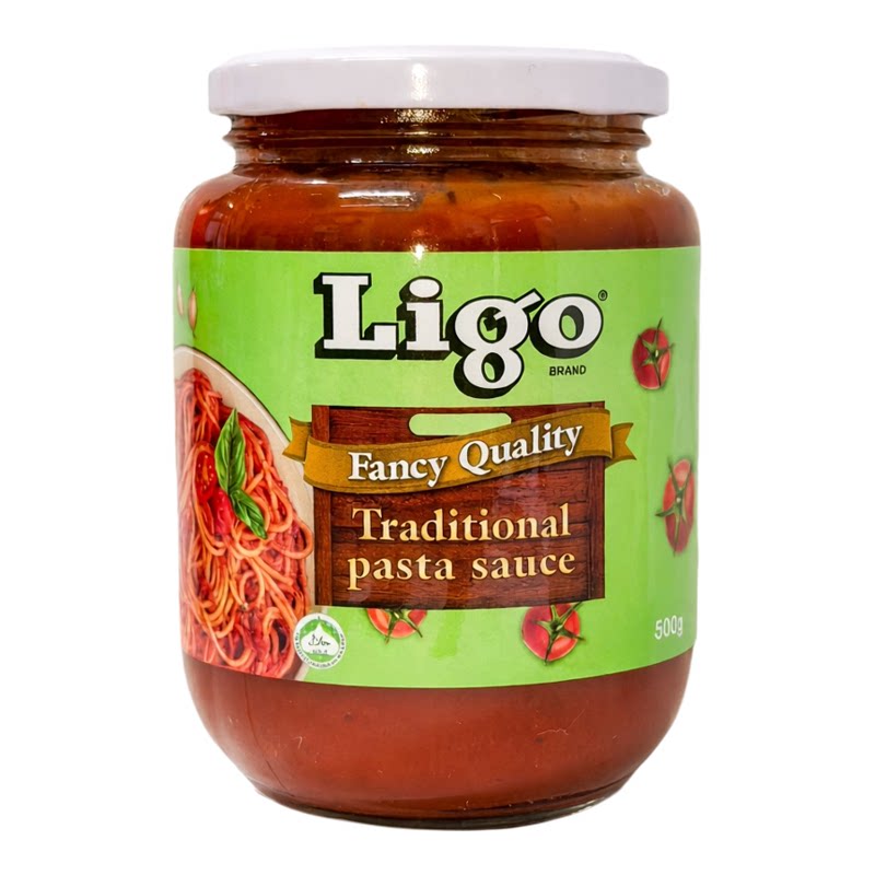 Ligo 传统番茄意粉酱500克调味料包装酱类调料好味意大利面家用版