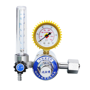 二氧化碳减压阀CO2气保焊机压力表防摔36V110V220V混合气体加热表