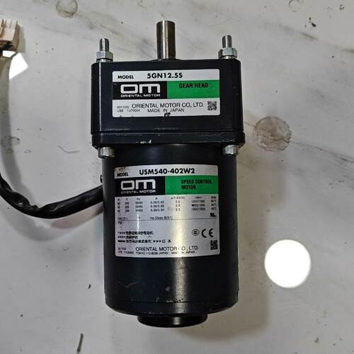 【请询价】日本东方马达USM540-402W2减速箱5GN12.5S，