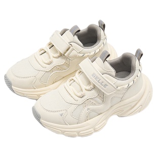 百丽童鞋儿童运动鞋秋季大童户外登山暴走老爹鞋男女童透气跑步鞋