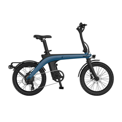 WOWCAT C1电助力折叠自行车蓝色款ebike新型折叠车超轻公路车