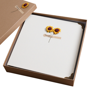 雏菊玫瑰相册diy手工创意情侣浪漫恋爱粘贴式影集纪念册生日礼物