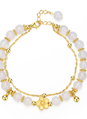 YFANXI桃你欢心手链生日七夕礼物