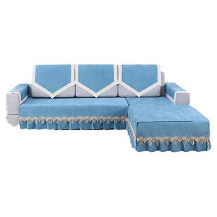 防滑欧式通用沙发巾三角靠背巾扶手巾蕾丝布艺沙发垫简约现代盖巾