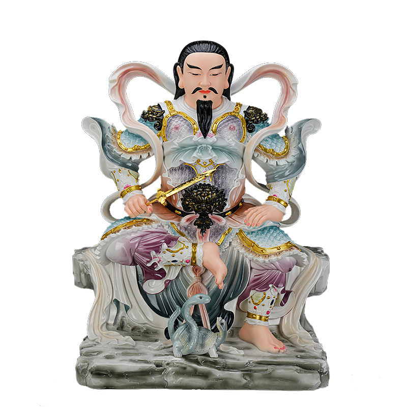 慈缘阁树脂仿瓷真武大帝玄武祖师爷玄天上帝荡魔天尊神像家用摆件