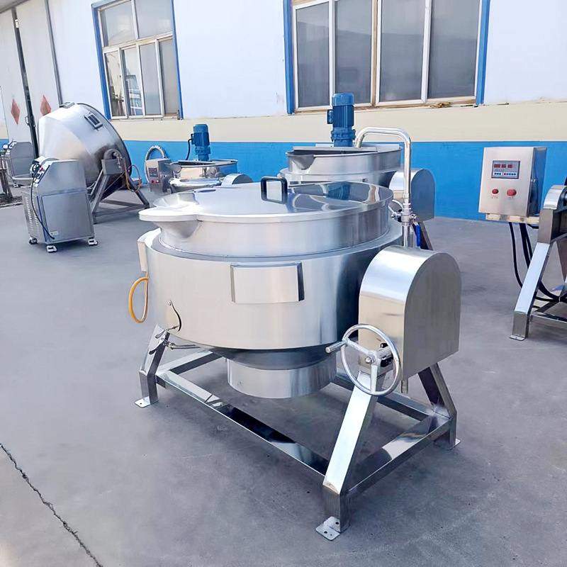 不锈钢电加热夹层锅 蒸汽燃气可倾斜式摇摆汤锅 商用鸭脖卤煮锅