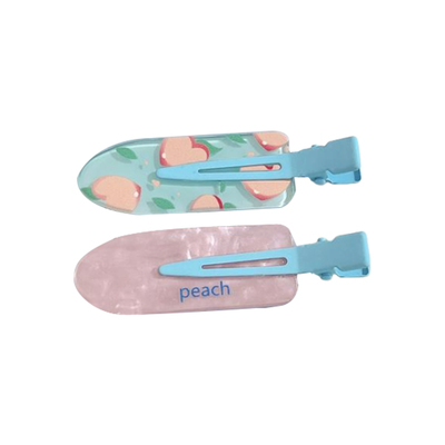 儿童可爱果汁发夹女童彩色侧边夹