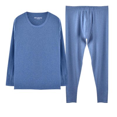 长袖加绒保暖套装好波简约情侣