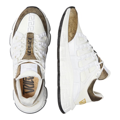 【新品】VERSACE/范思哲 男士Trigreca蜥蜴纹效果运动鞋