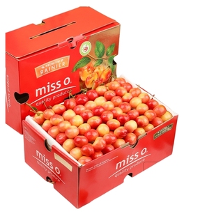 车厘子5斤装礼盒雷尼尔金车新鲜水果包邮3j4j5j黄樱桃官方旗舰店