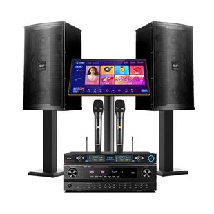 先科V10家庭ktv音响套装 全套家用点歌机组合k歌功放唱歌音箱套装