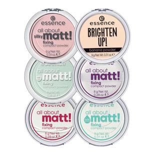 essence艾森丝粉饼定妆修饰肤色控油遮瑕轻薄服帖哑光不带粉扑