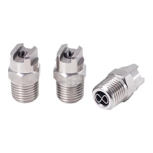 斯普瑞式硬化不锈钢高压清洗喷头MEG-SSTC镶嵌碳化钨喷芯扇形喷嘴