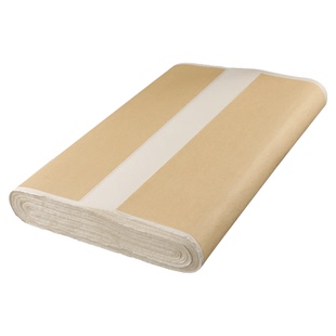 毛边纸加厚六尺屏仿手工书法练习纸半生半熟毛笔用品无格仿古白色三尺四尺八尺屏竹浆毛边纸初学者练字书画纸