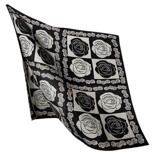 【凤凰之家】万事利四季披肩新款保暖丝羊毛丝巾围巾披肩花悦馥意