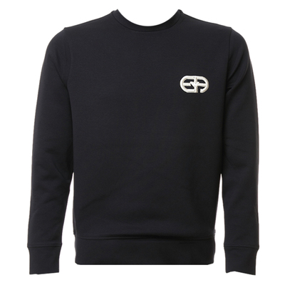 阿玛尼男士休闲圆领卫衣