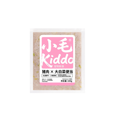 狗狗鲜食猪肉大白菜便当100g