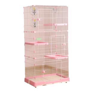 创逸猫笼家用室内带抽屉猫别墅舍猫窝双层三层大空间繁育笼展示笼