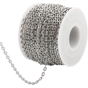 不掉色304钛钢链子链条NK链O字链延长链钥匙链广告牌挂链diy配件