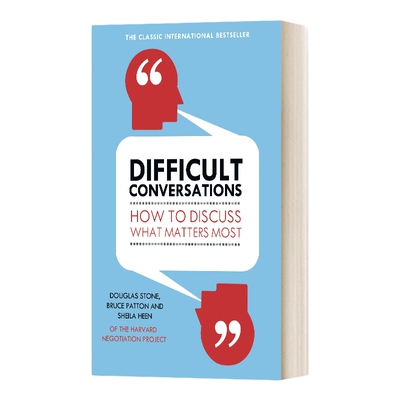 英文原版 Difficult Conversations 高难度谈话 道格拉斯·斯通 英文版 进口英语原版书籍