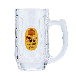 个性定制三得利嗨棒德国啤酒杯酒吧suntory日本创意带把威士忌杯