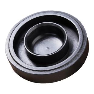 庆学堂原石火锅砚台带盖多功能墨盒书法专用墨砚水碟天然石料双圈保湿防蒸发不干墨初学者练毛笔字墨碟盘墨池