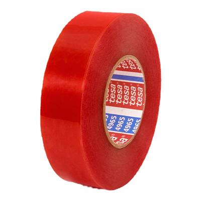 德莎tesa高粘红膜透明双面胶带