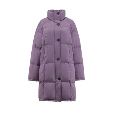 宛宛大码羽绒服女200斤冬季胖mm中长款宽松加大加厚超厚90白鸭绒