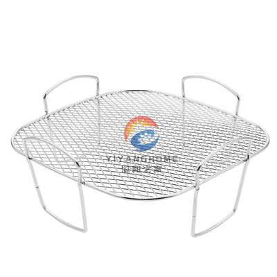 不锈钢方形空气炸锅沥油烧烤网架