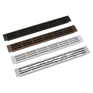 日本LAMP蓝普散热排气孔盖铝合金橱柜透气网长方形透气孔鞋柜APK