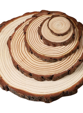 儿童手工圆木片diy手绘画