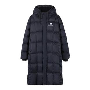 camel骆驼北影大被子户外黑色长款羽绒服冬加厚小个子面包服男女