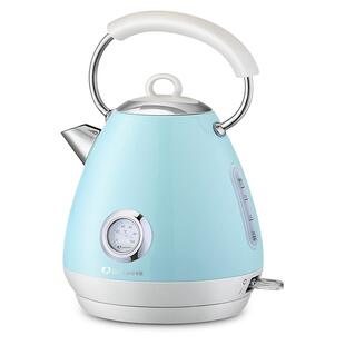 Zoomland/卓朗电热水壶304不锈钢烧水壶玻璃水壶开水壶可视温度壶