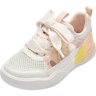 巴拉巴拉童鞋女童板鞋网面透气运动夏季新款儿童鞋子宝宝休闲凉鞋